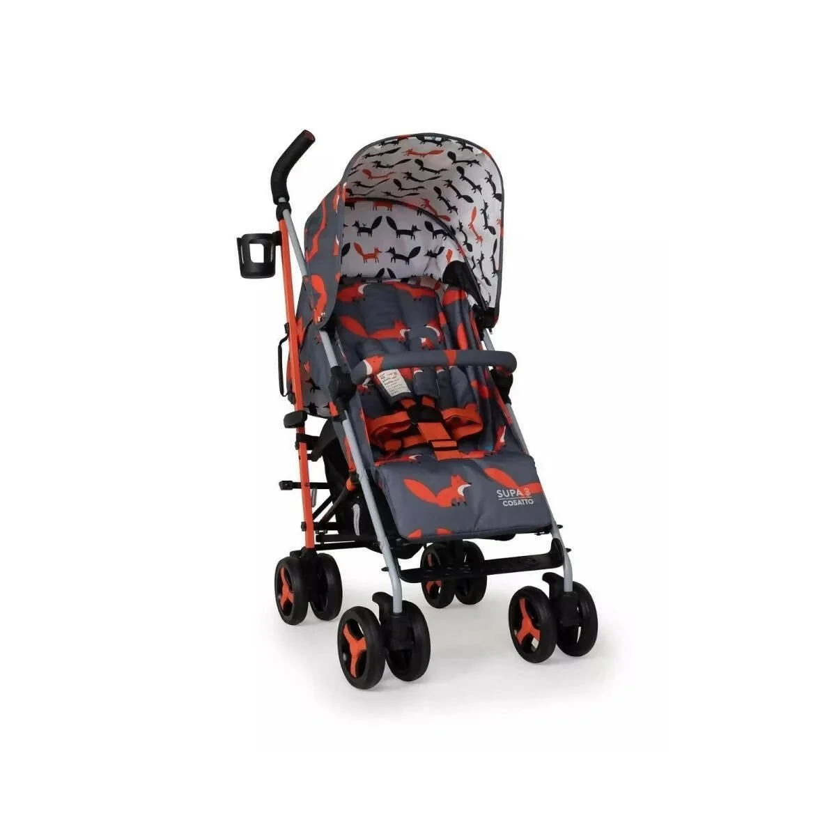 Cosatto Supa 3 Stroller - Charcoal Mister Fox - Image 3