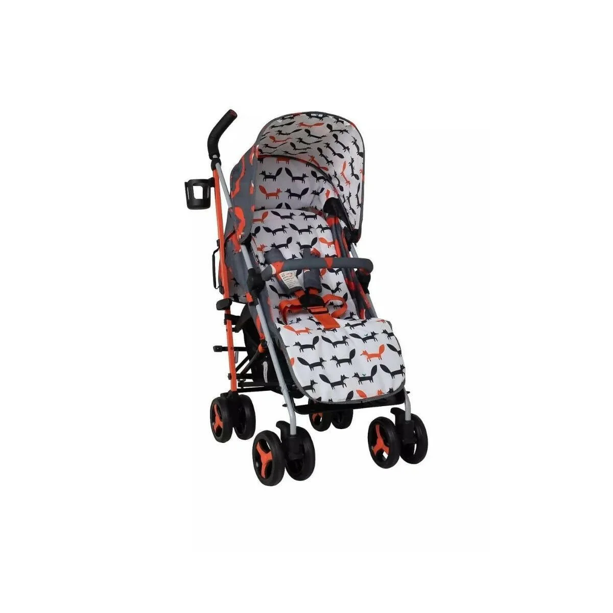Cosatto Supa 3 Stroller - Charcoal Mister Fox - Image 4