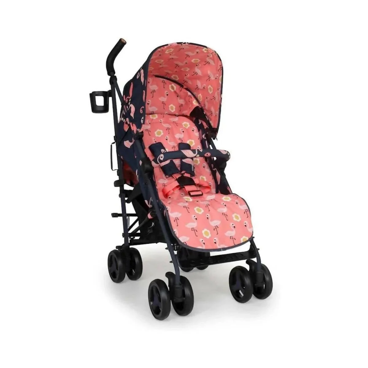 Cosatto Supa 3 Stroller - Pretty Flamingo - Image 3