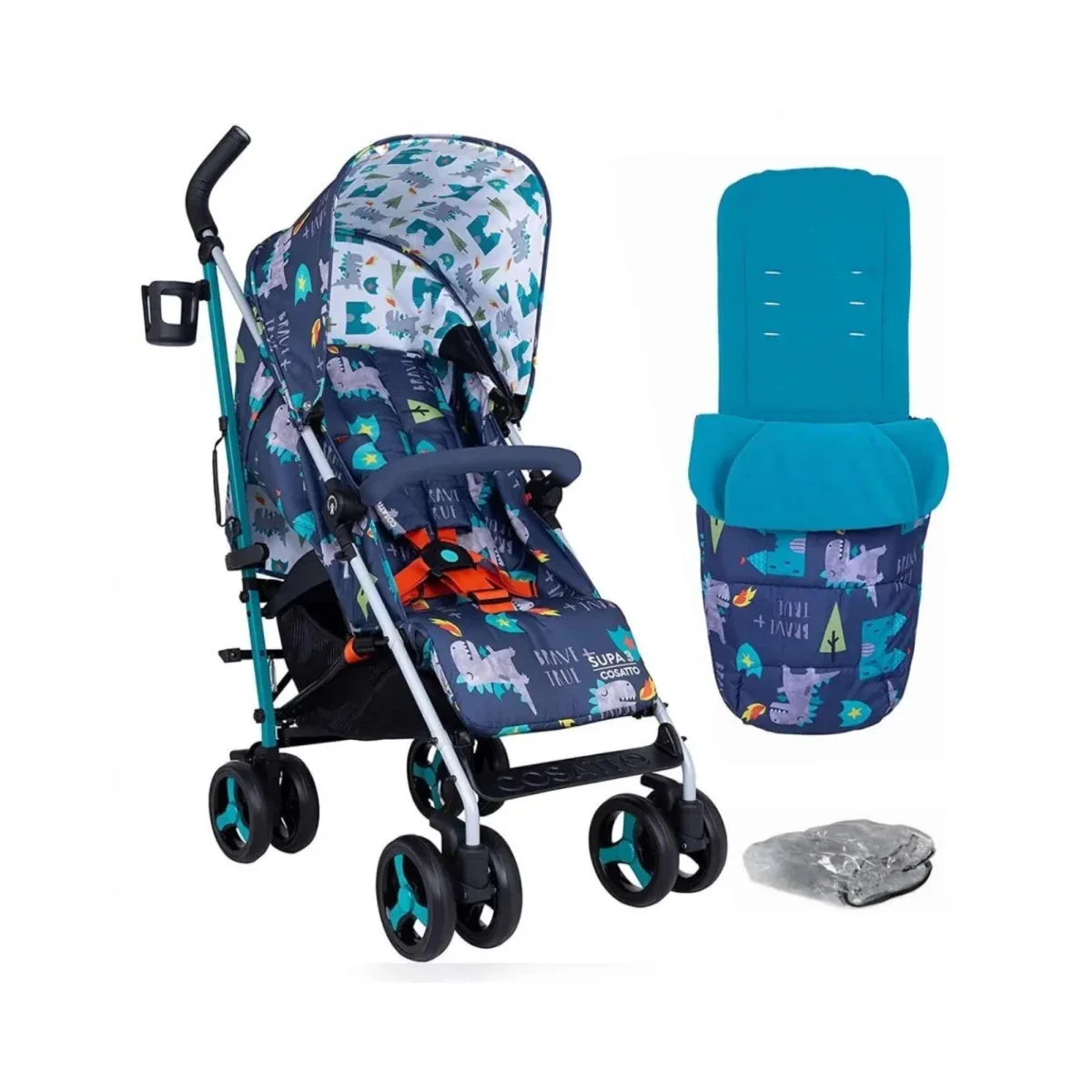Cosatto Supa 3 Stroller - Dragon Kingdom - Image 2