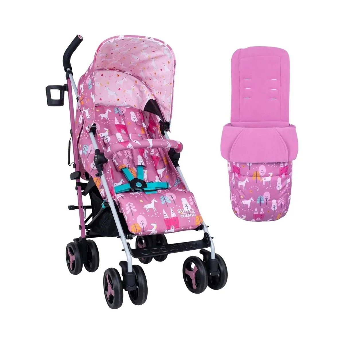 Cosatto Supa 3 Stroller - Dusky Unicorn Land - Image 3