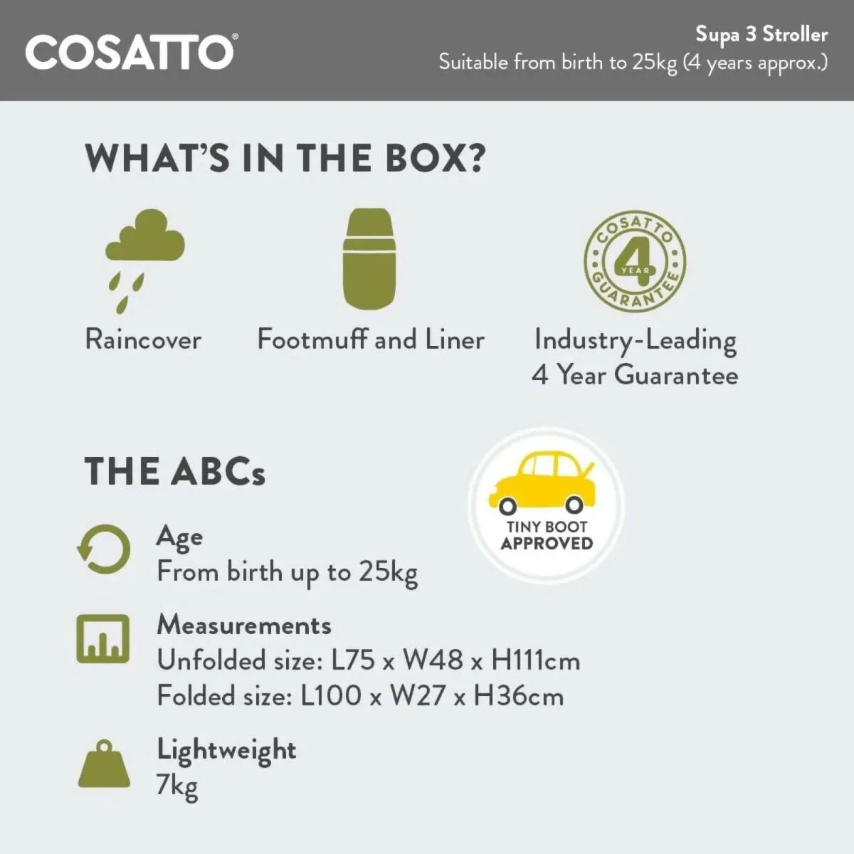 Cosatto Supa 3 Stroller - Pretty Flamingo - Image 9