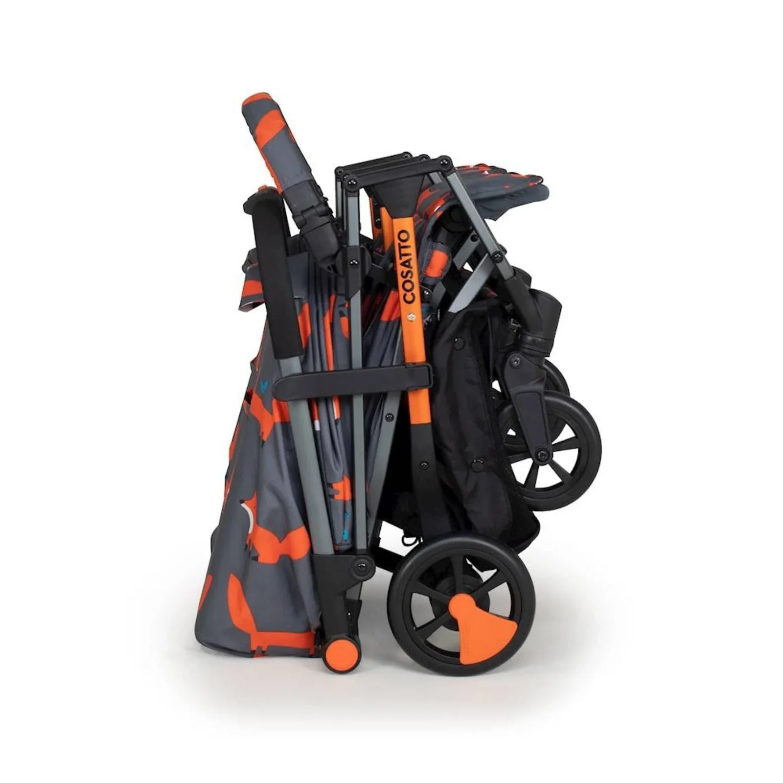Cosatto Woosh Double Stroller - Charcoal Mister Fox - Image 7