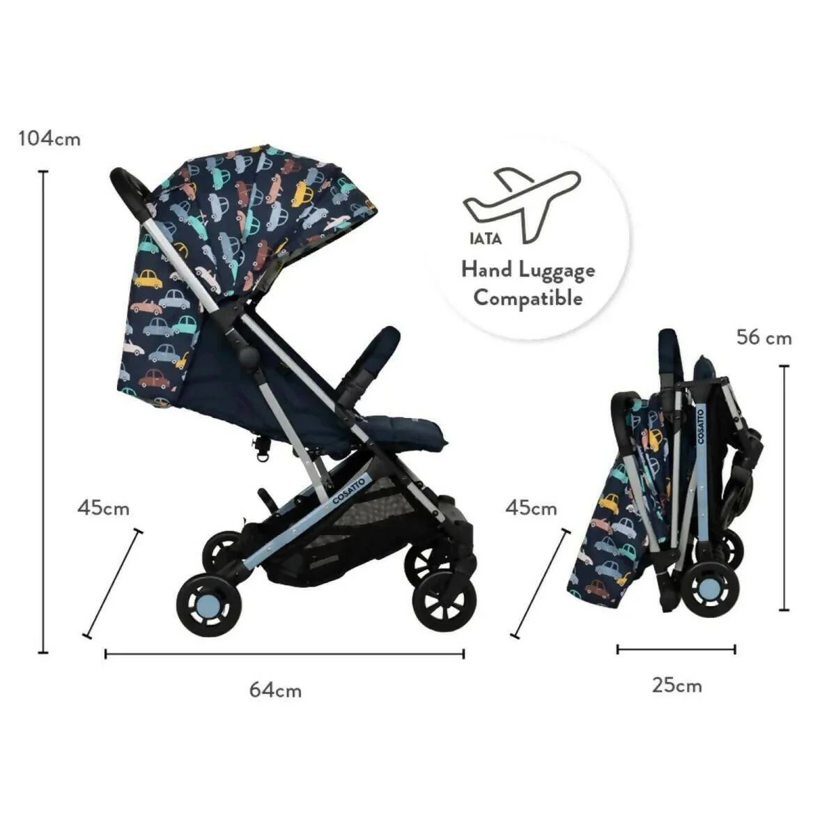 Cosatto Yo! Stroller - Beep Beep - Image 3