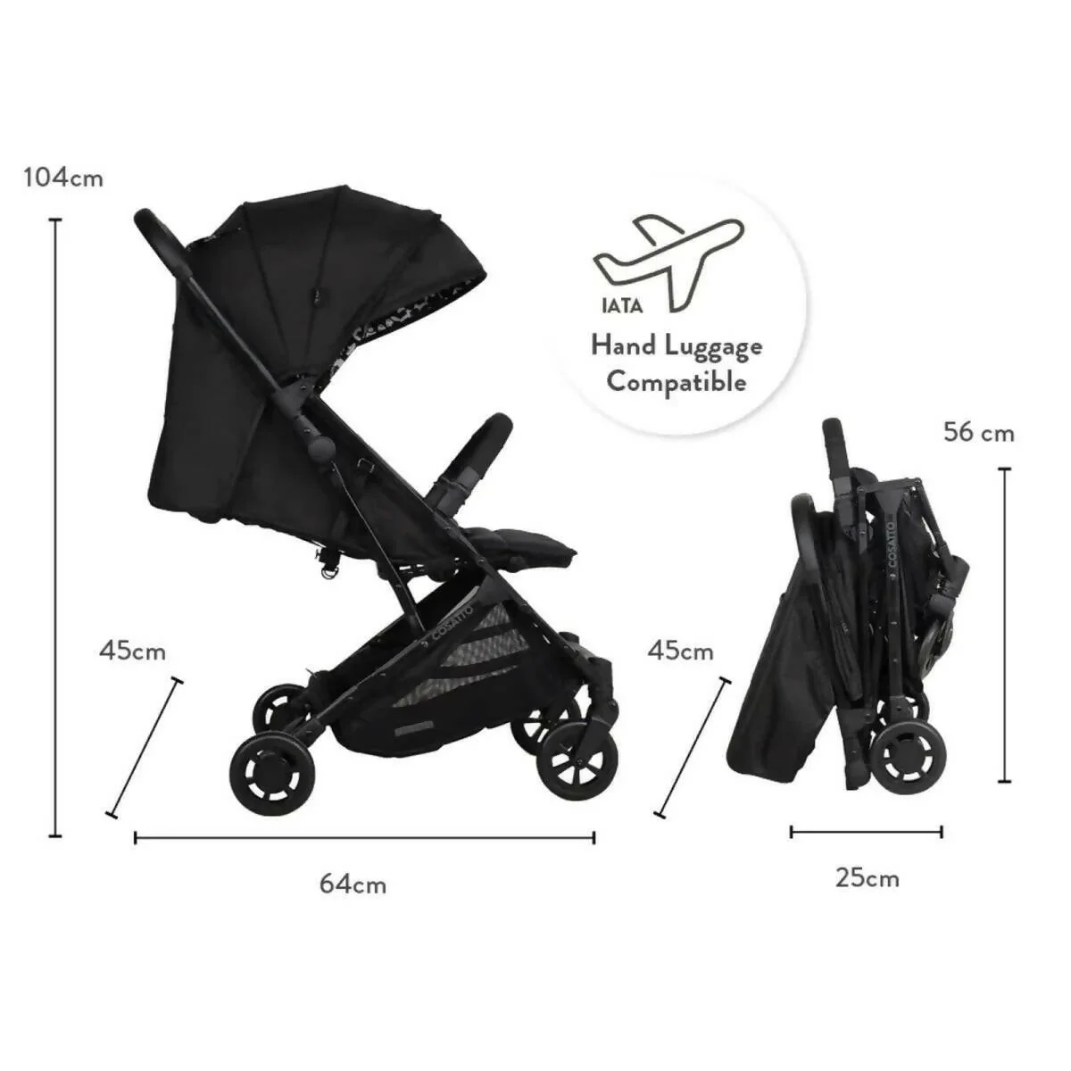 Cosatto Yo! Stroller - Silhouette - Image 5