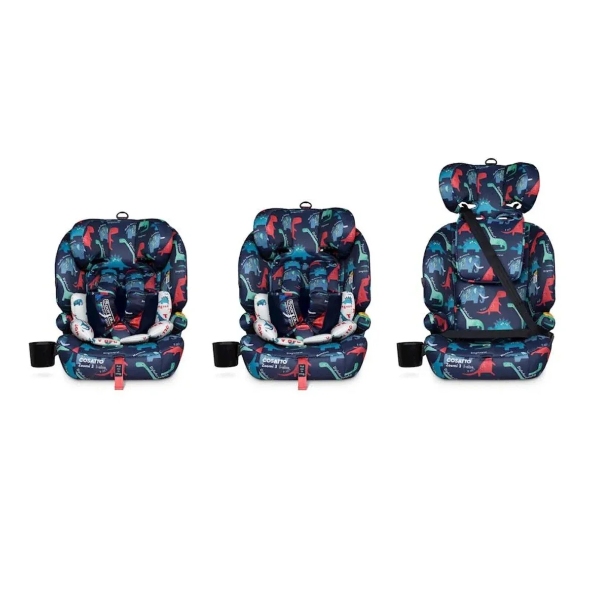 Cosatto Zoomi 3 i-Size Car Seat - D is For Dino - Image 8