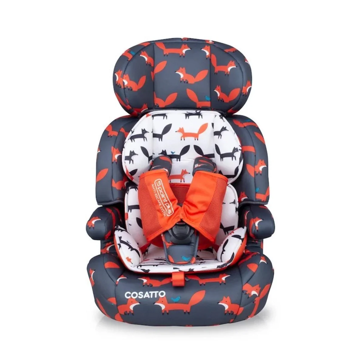 Cosatto Zoomi Group 1/2/3 Car Seat - Charcoal Mister Fox - Image 3