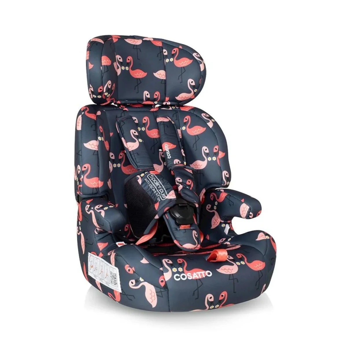 Cosatto Zoomi Group 1/2/3 Car Seat - Pretty Flamingo - Image 2