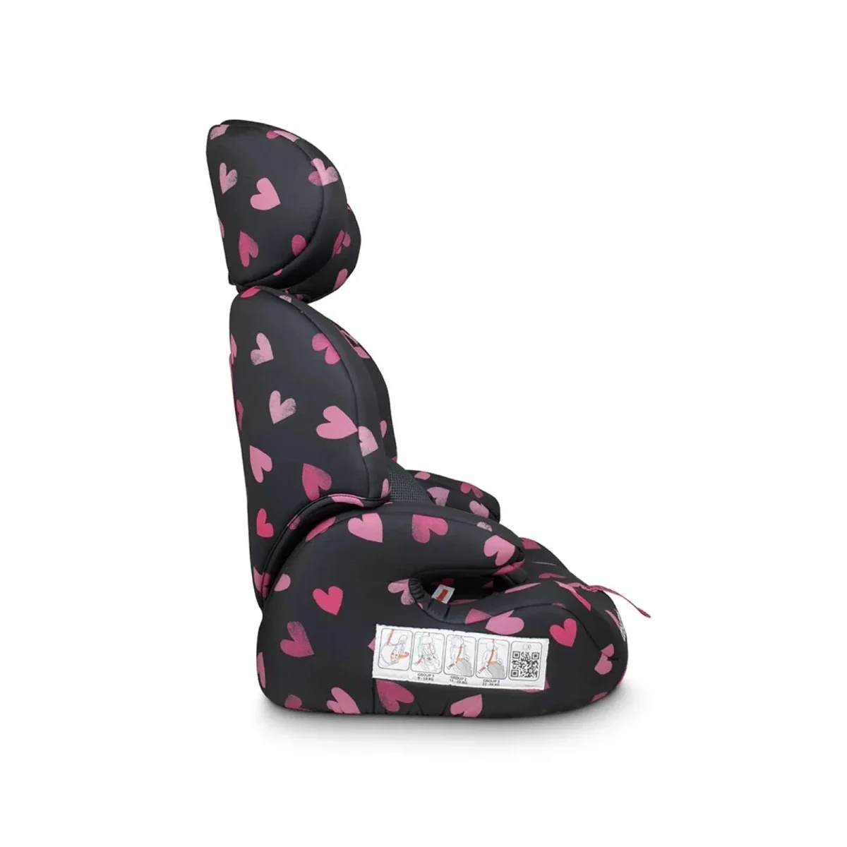 Cosatto Zoomi Group 1/2/3 Car Seat - Charcoal Ligthearted - Image 5