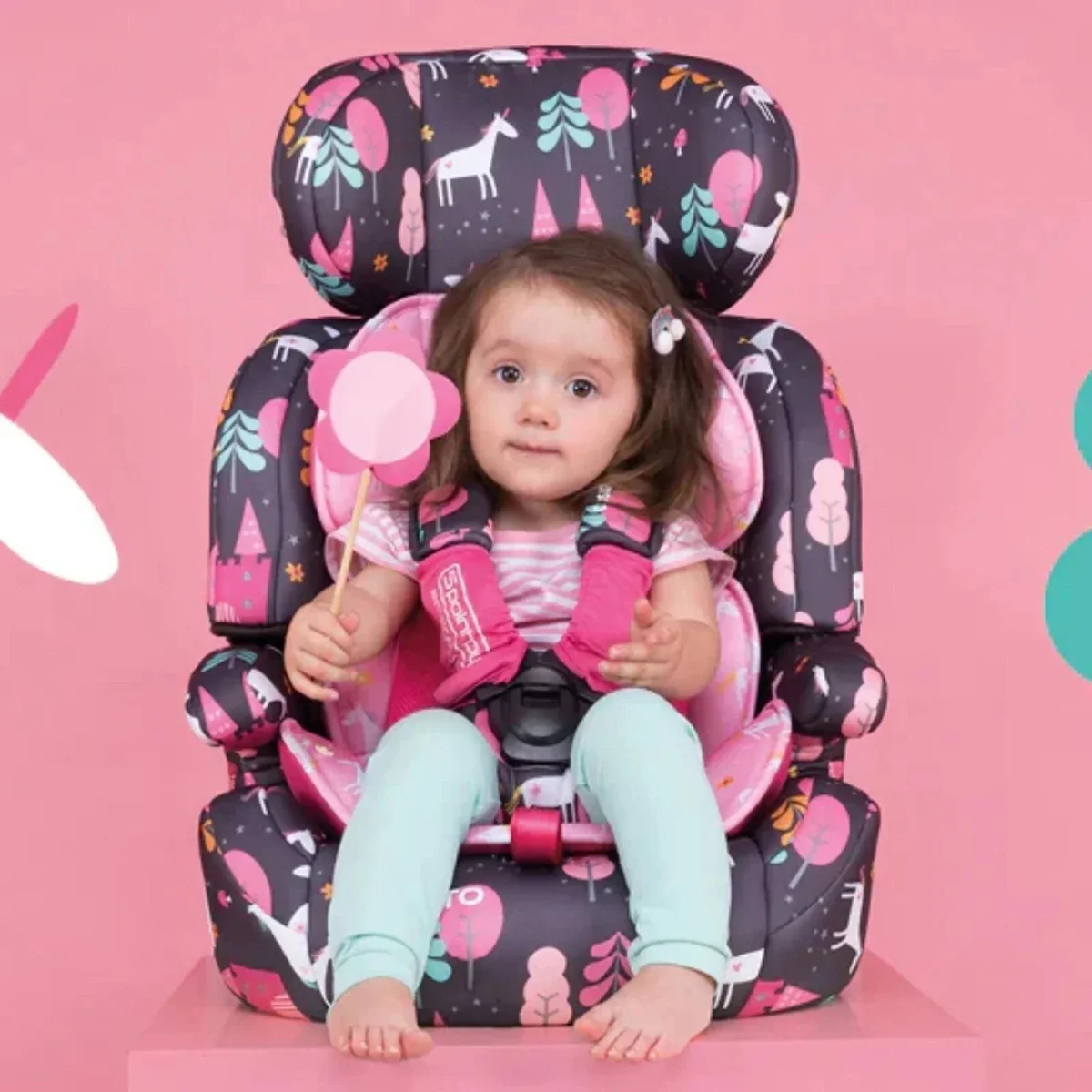 Cosatto Zoomi Group 1/2/3 Car Seat - Pretty Flamingo - Image 5