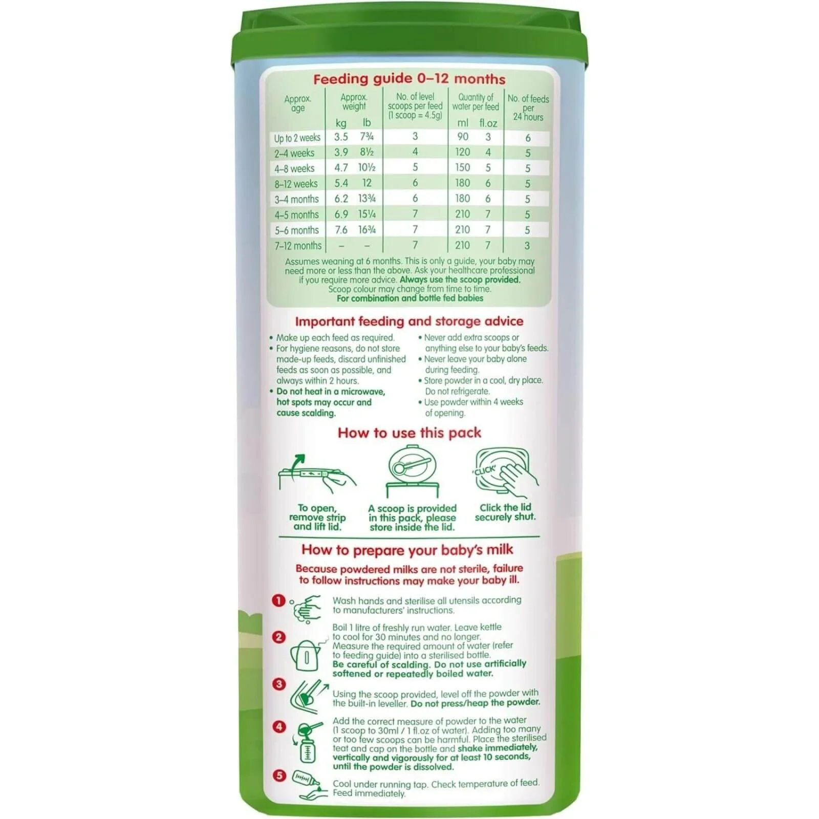 Cow & Gate 1 First Infant Milk Formula 0-6 months 800g - Image 4