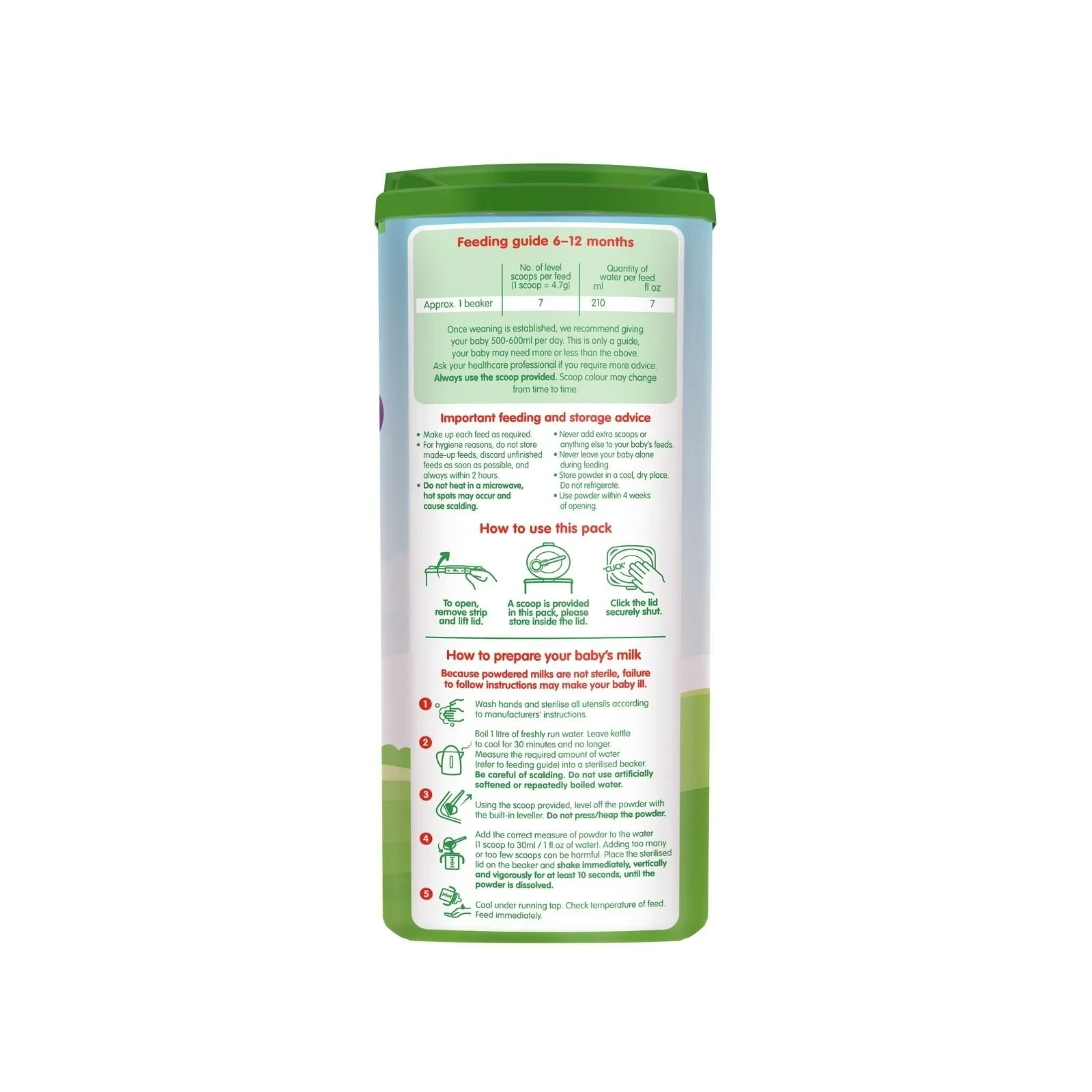 Cow & Gate 2 Follow On Milk Formula 6-12 months 800g - Image 4