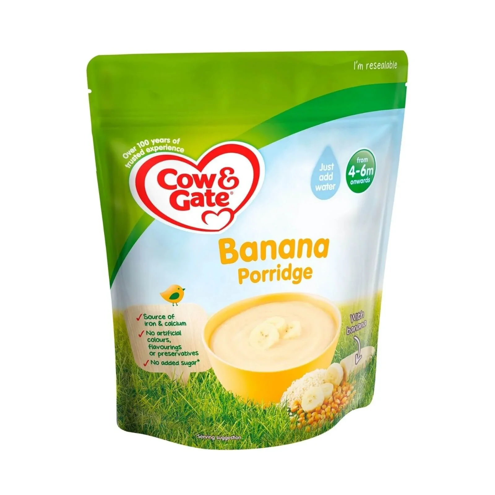 Cow & Gate 1 Banana Porridge 4-6 months 125g - Image 3