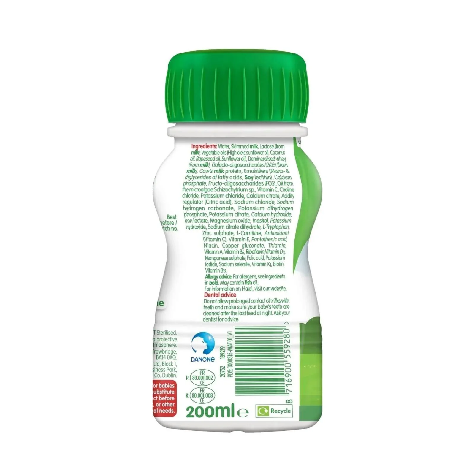 Cow & Gate 2 Follow On Ready to Drink Liquid Milk 6+ months 200ml - Image 2