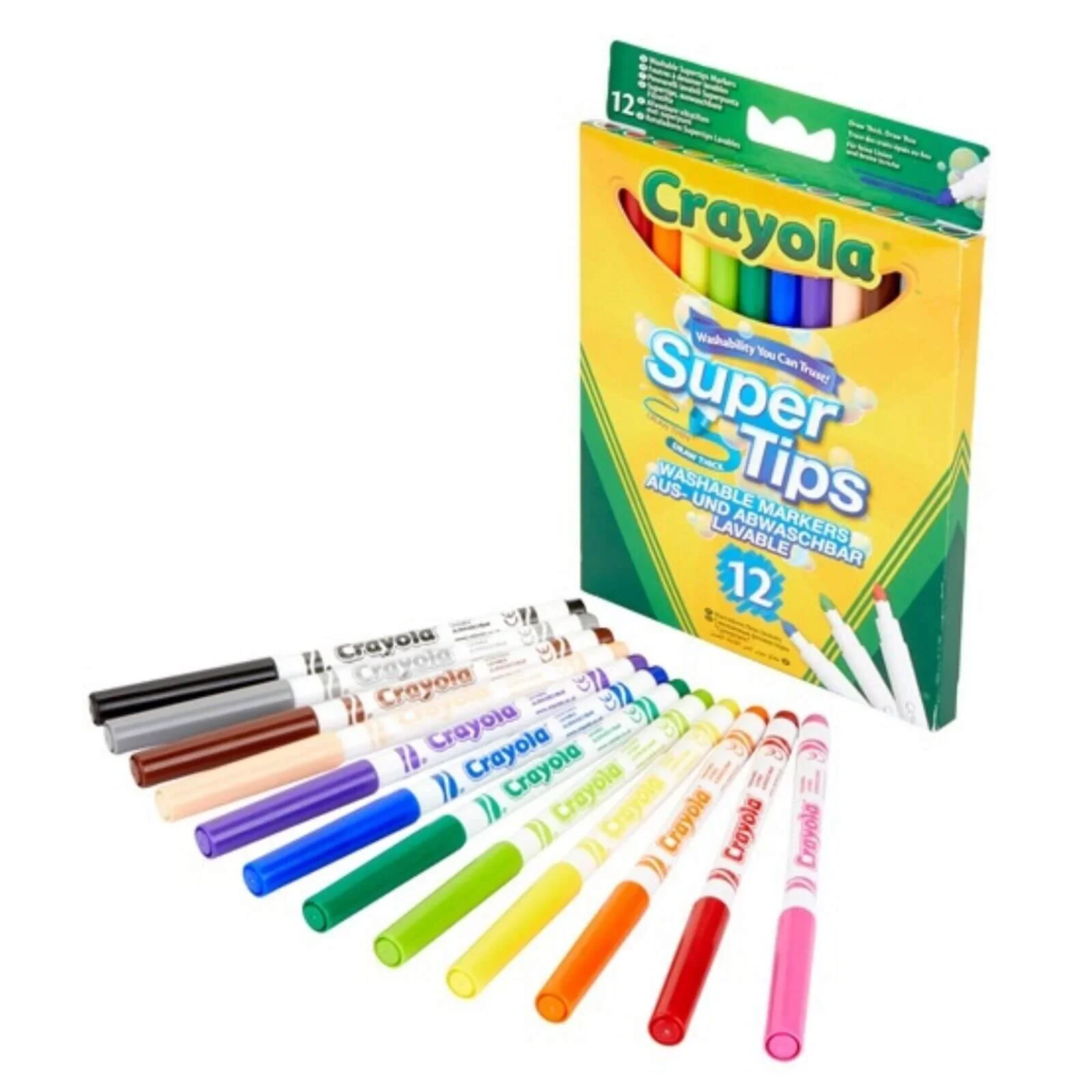 Crayola 12 Bright Supertips - Image 2