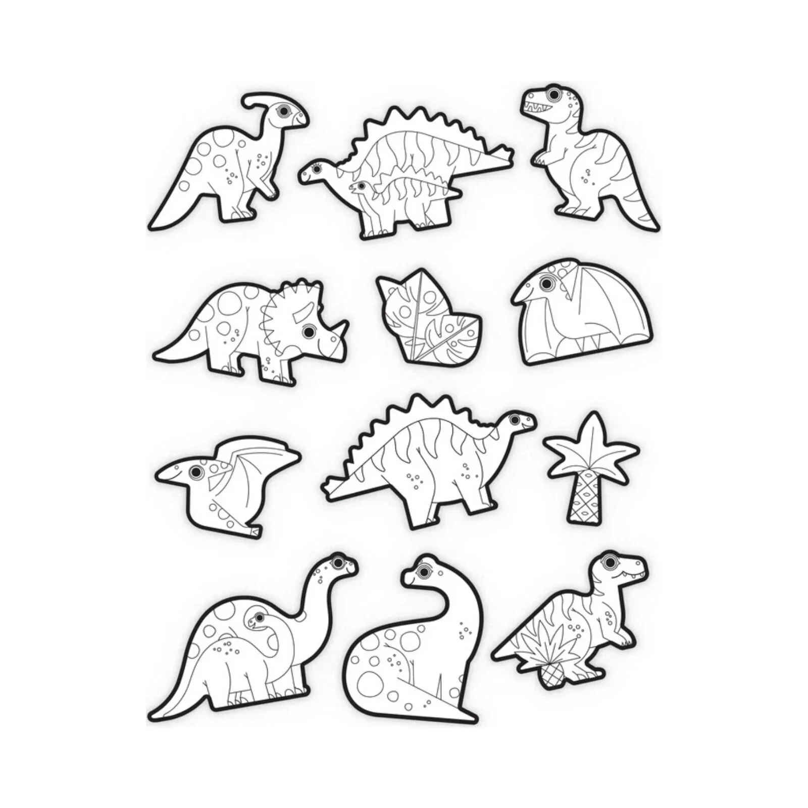 Crocodile Creek Dinosaurs Colouring Stickers - Image 3
