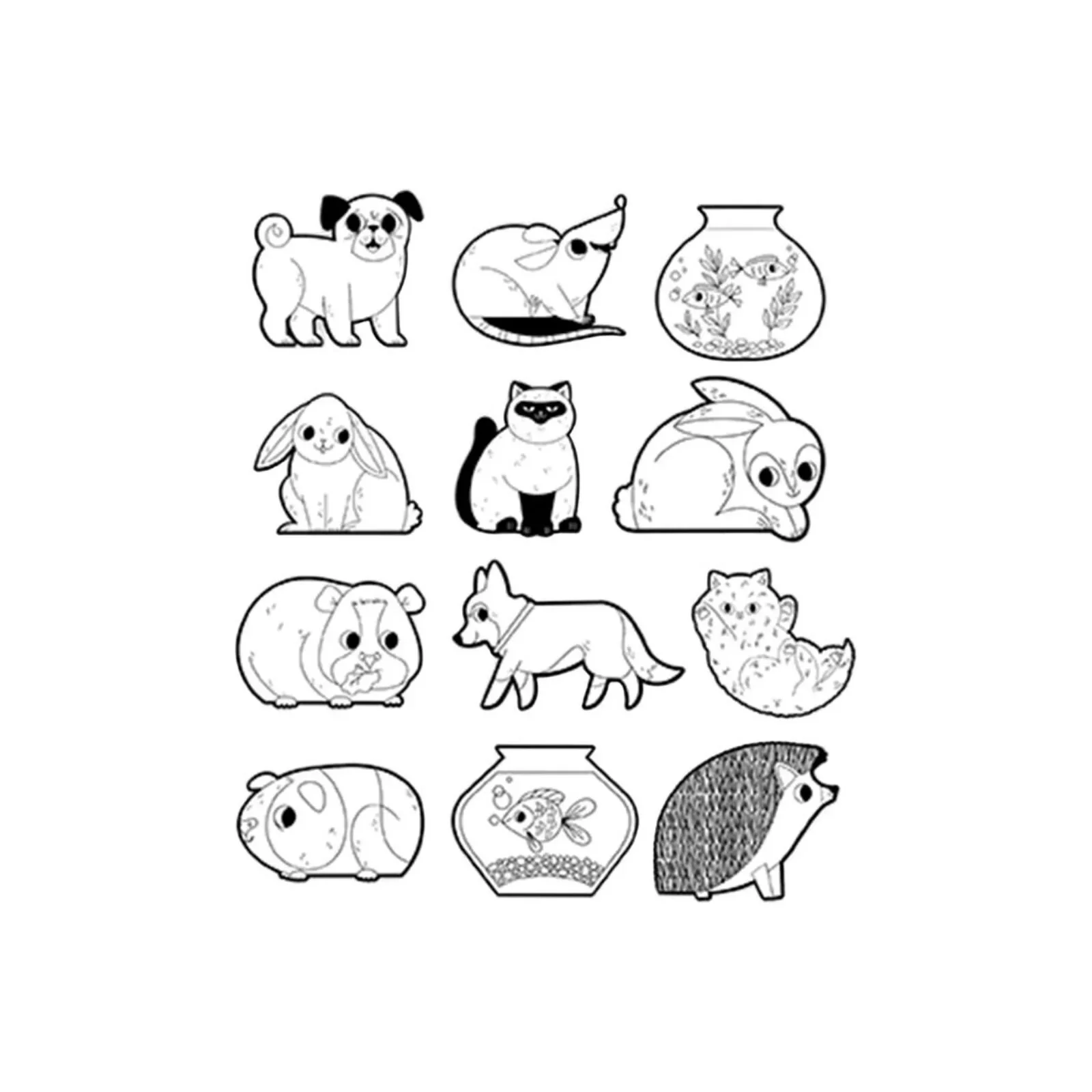 Crocodile Creek Playful Pets Colouring Stickers - Image 3