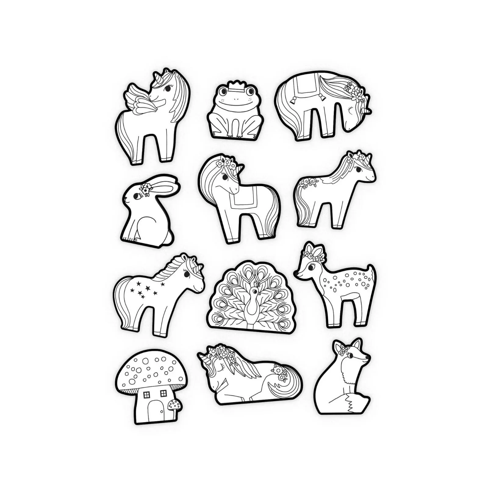 Crocodile Creek Unicorn Colouring Stickers - Image 3