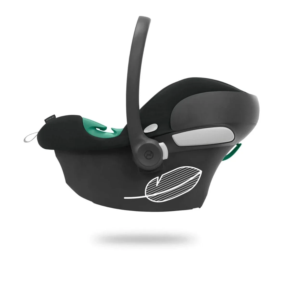 Cybex Aton B2 i-Size Infant Group 0/1 Car Seat & Base (Birth to 4 Years) - Volcano Black - Image 3
