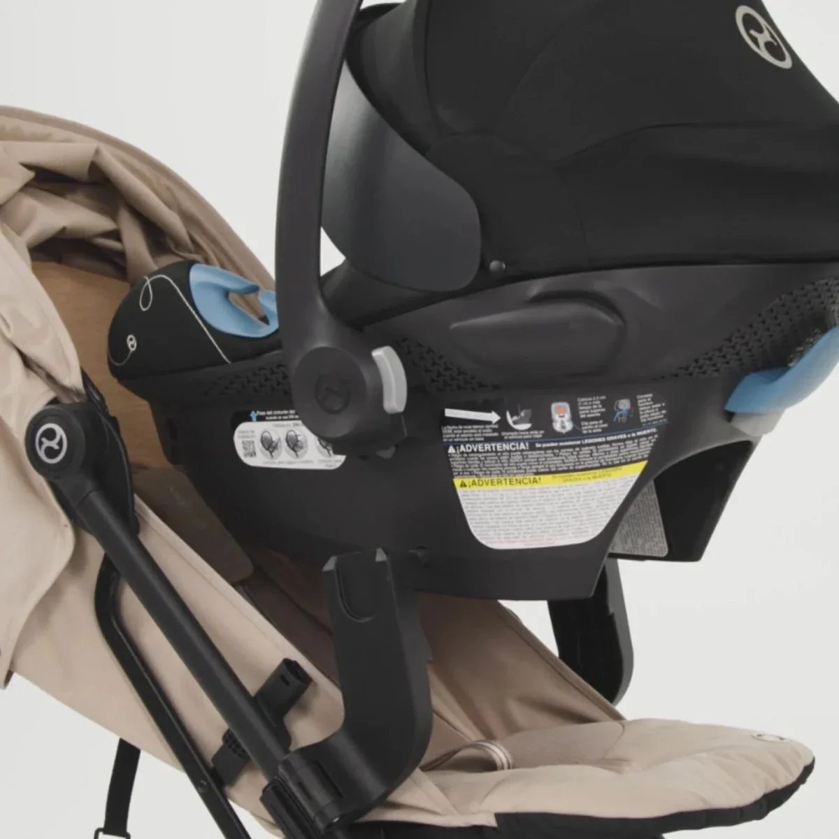 Cybex Beezy Car Seat Adapter - Black - Image 4