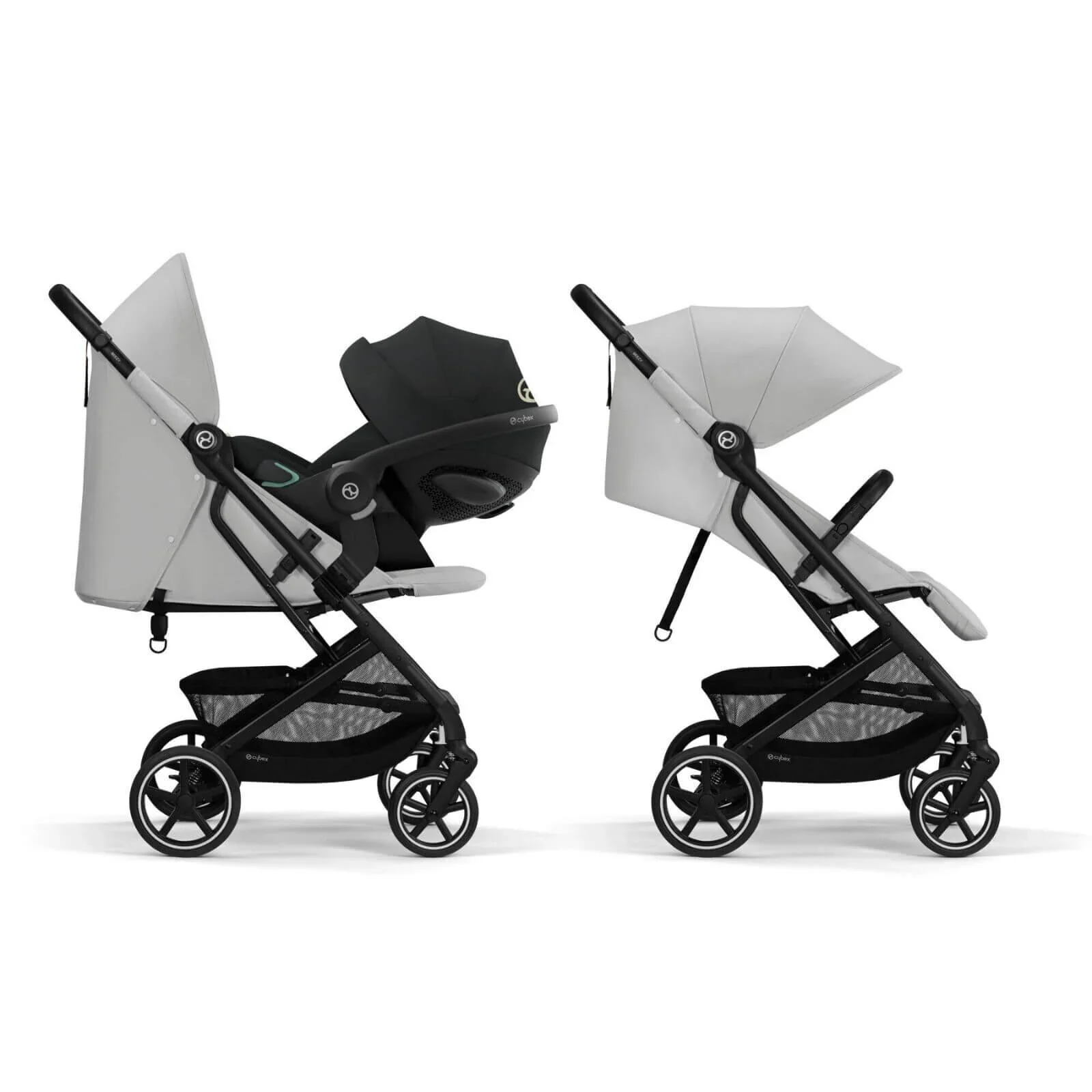 Cybex Beezy Compact Travel Pushchair - Fog Grey - Image 2