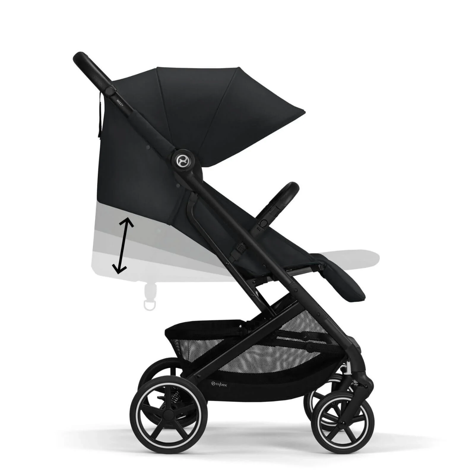 Cybex Beezy Compact Travel Pushchair - Magic Black - Image 4
