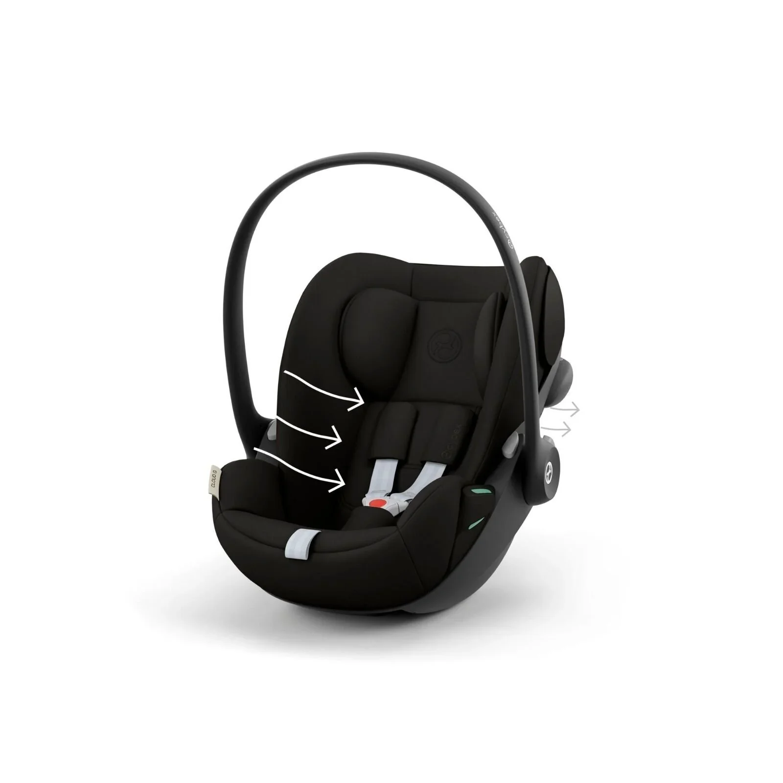 Cybex Cloud G i-Size Group 0+ Car Seat - Magic Black - Image 4