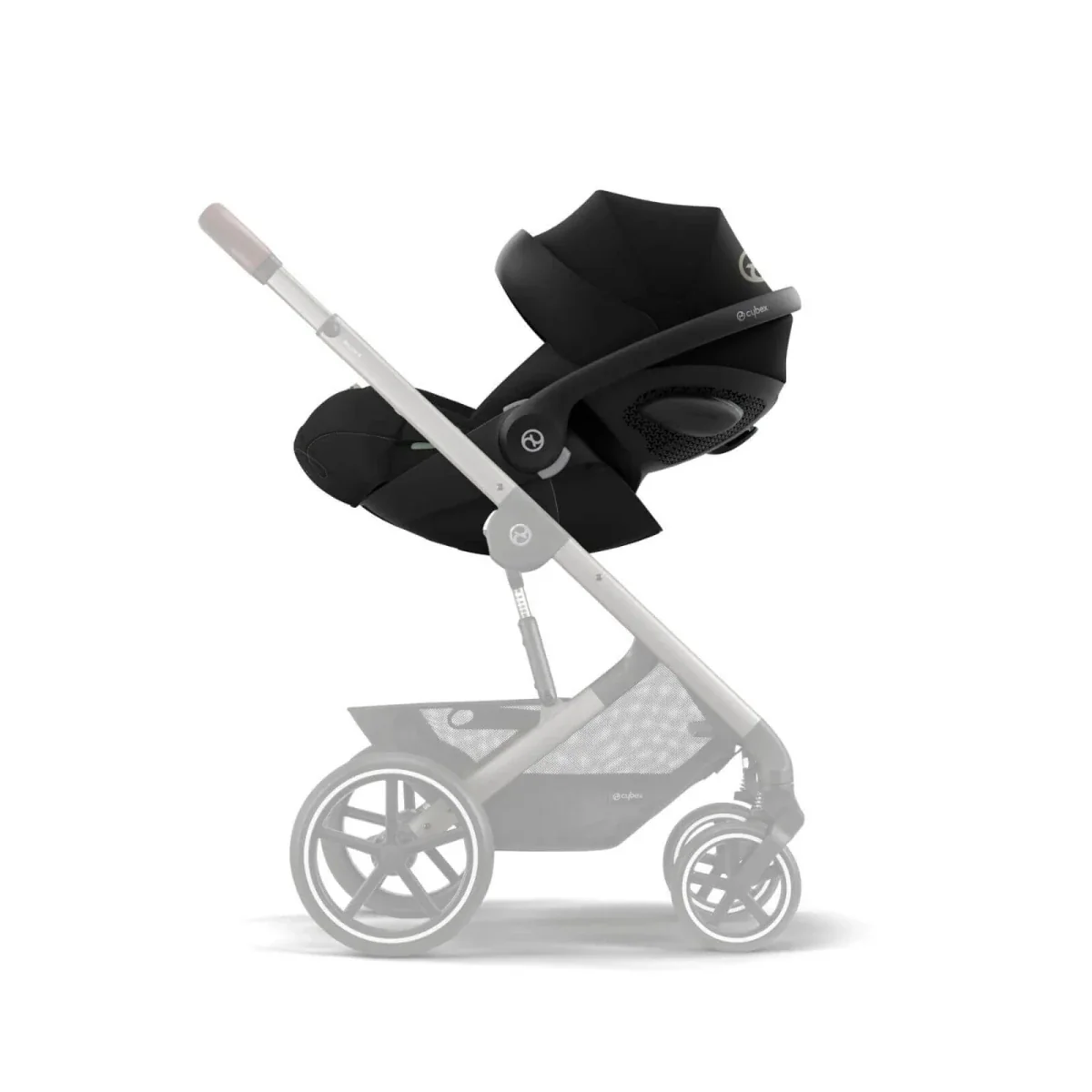 Cybex Cloud G i-Size Group 0+ Car Seat (Birth to 12 Months) - Moon Black - Image 11