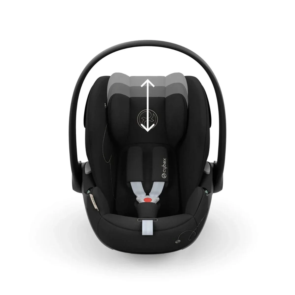 Cybex Cloud G i-Size Group 0+ Car Seat (Birth to 12 Months) - Moon Black - Image 5
