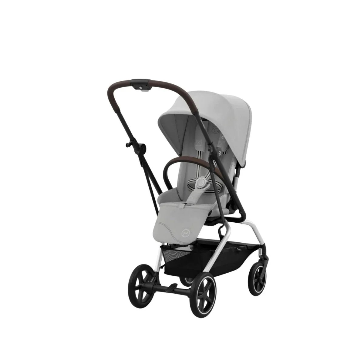 Cybex Eezy S Twist+2 Pushchair with Cloud G Car Seat & Base Travel System Bundle - Fog Grey - Image 2