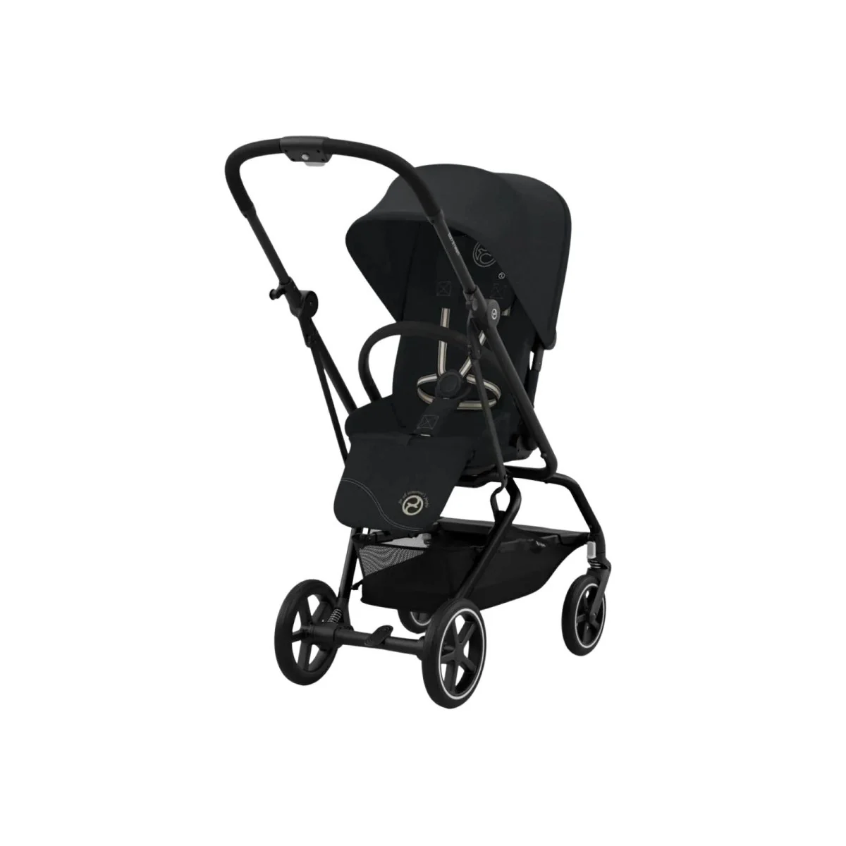 Cybex Eezy S Twist+2 Pushchair with Cloud G Car Seat Travel System Bundle - Black - Image 2