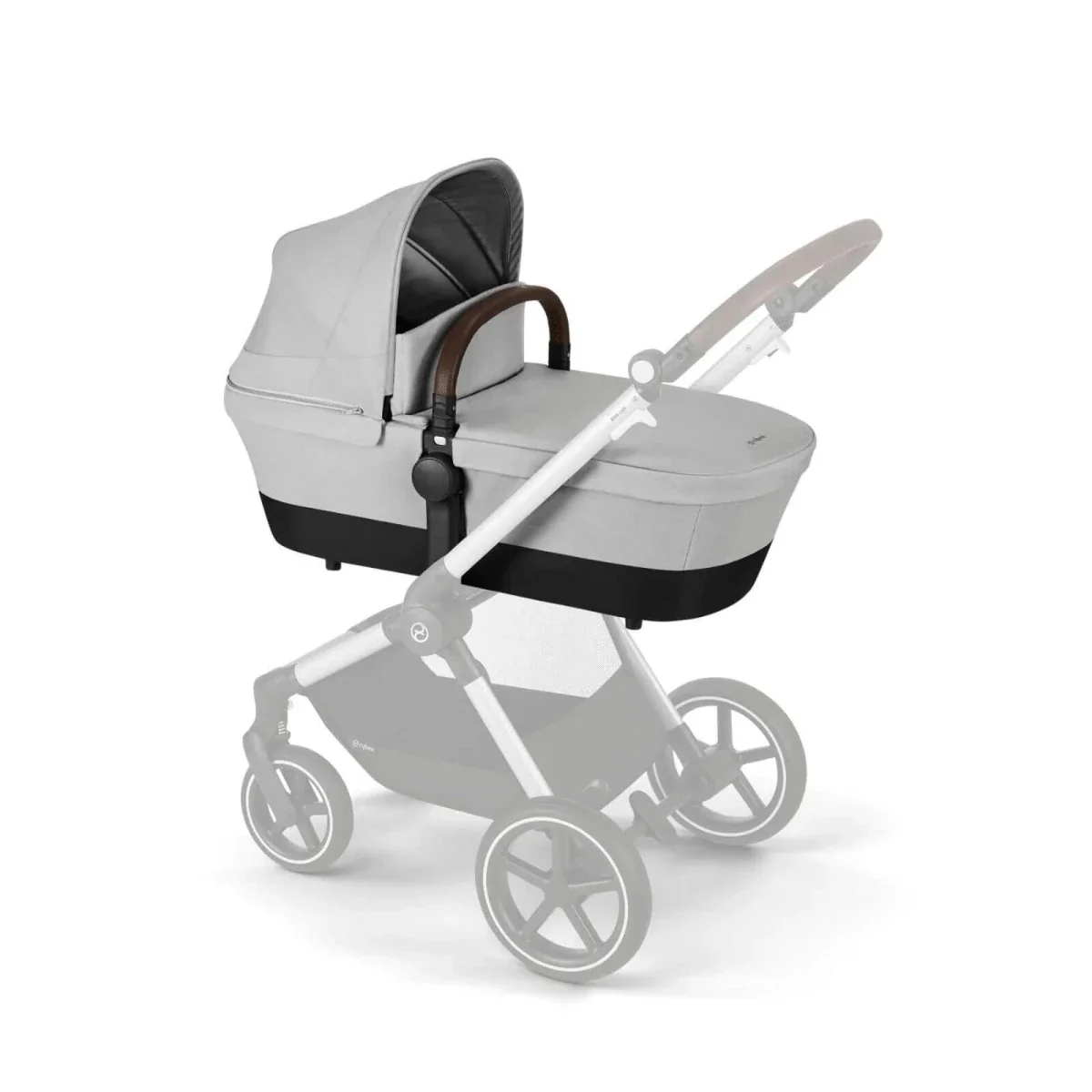 Cybex Eos Lux Silver 2-in-1 Pushchair - Lava Grey - Image 3