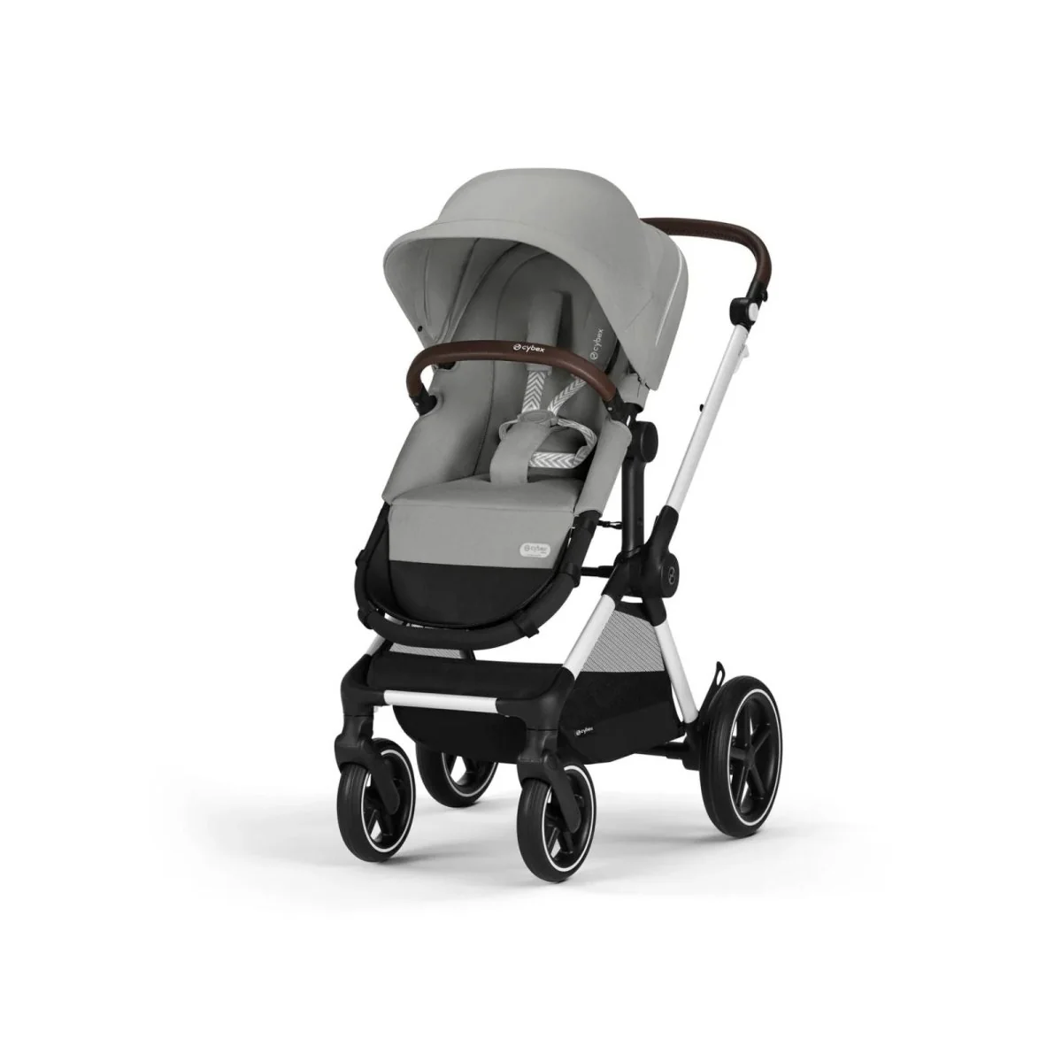 Cybex EOS Lux Silver 2-in-1 Pushchair - Stone Grey - Image 2