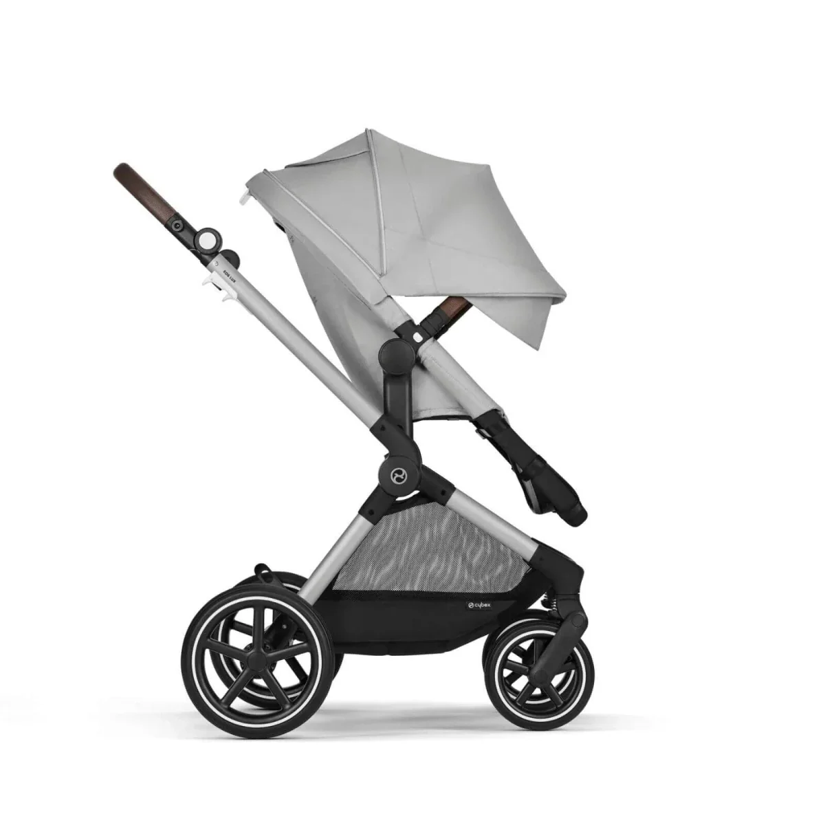 Cybex Eos Lux Silver 2-in-1 Pushchair - Lava Grey - Image 4