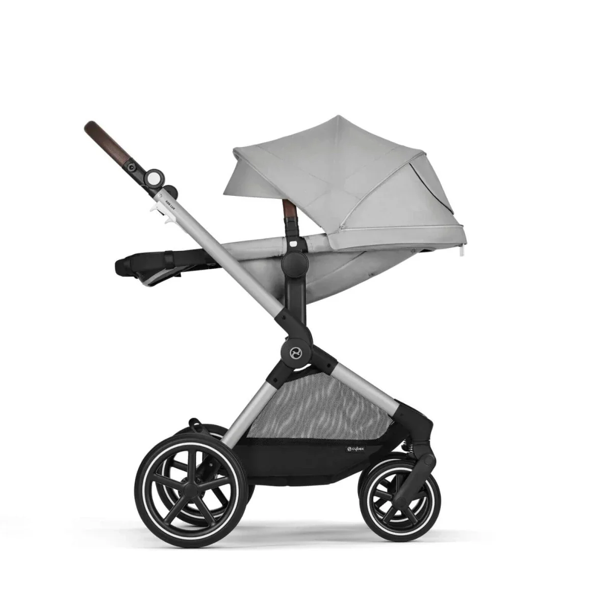 Cybex Eos Lux Silver 2-in-1 Pushchair - Lava Grey - Image 6
