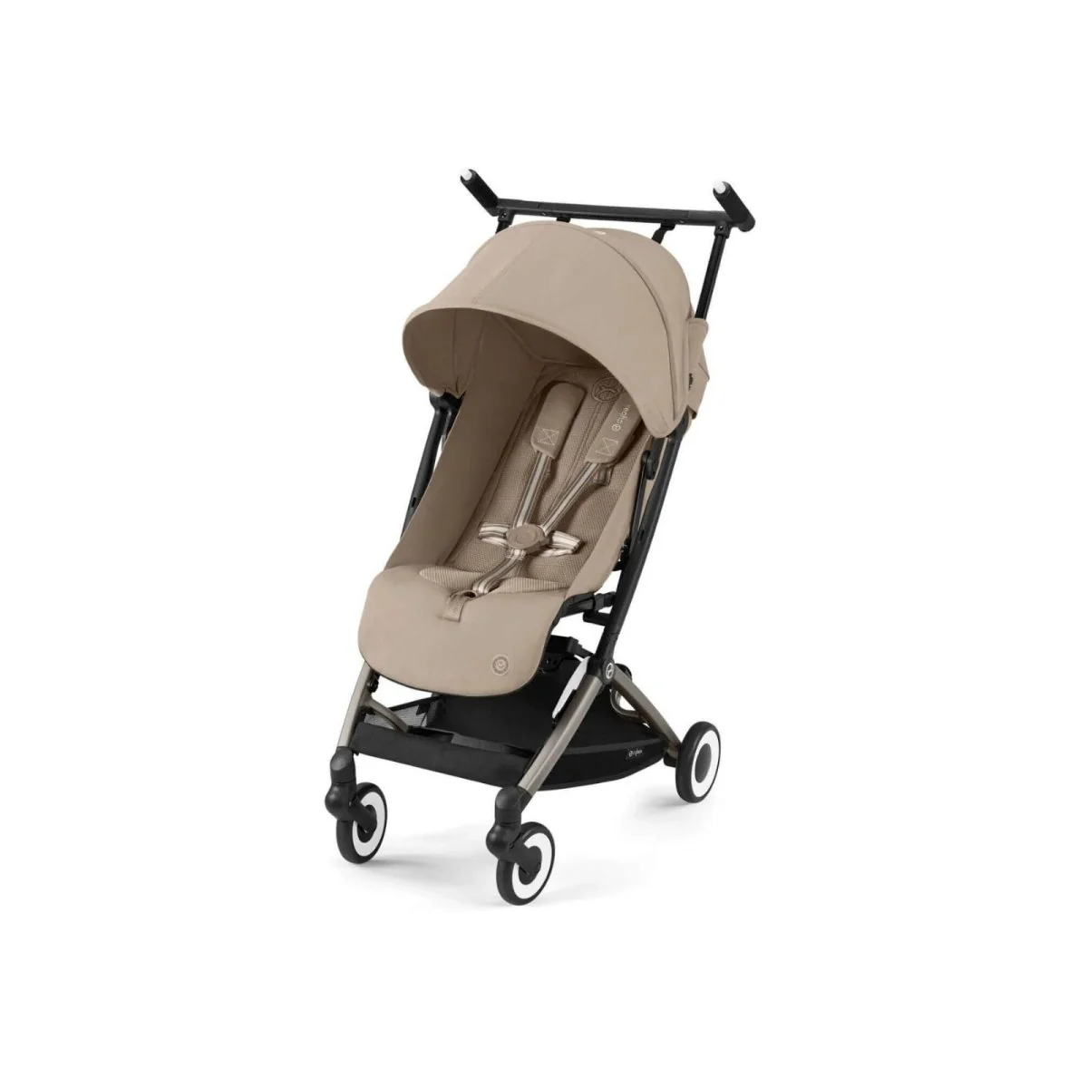 Cybex Libelle Pushchair Pushchair with Cloud G Car Seat Travel System Bundle - Almond Beige - Image 2