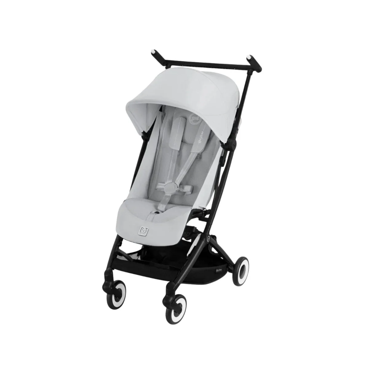 Cybex Libelle Pushchair V2 Pushchair with Cloud G Car Seat & Base Travel System Bundle - Fog Grey - Image 2