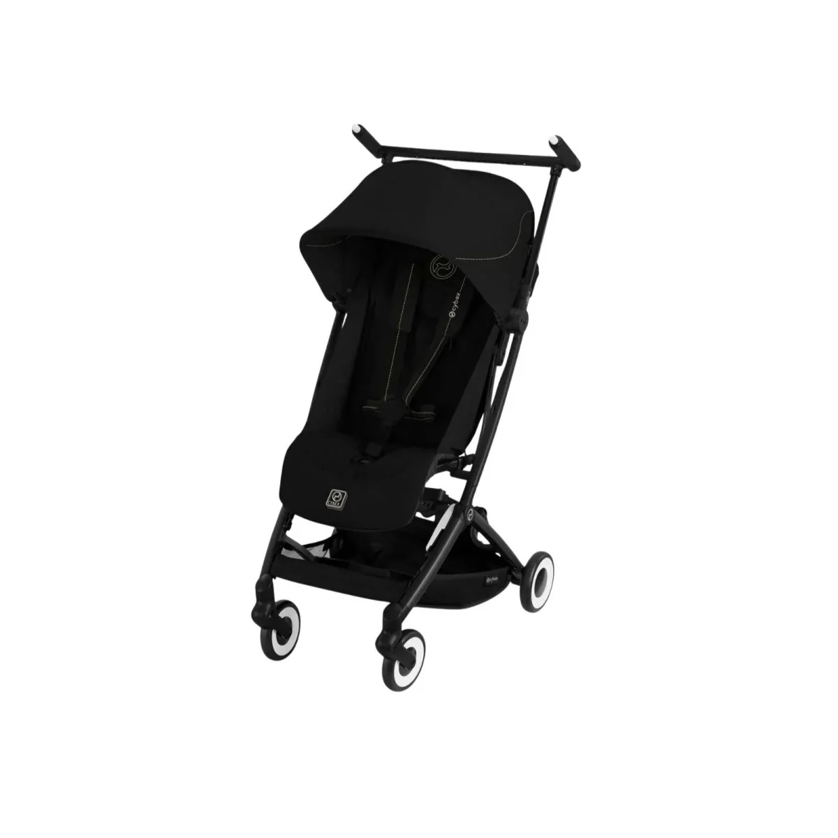 Cybex Libelle V2 Pushchair with Cloud G Car Seat & Base & Snøgga Footmuff Travel System Bundle - Magic Black - Image 2