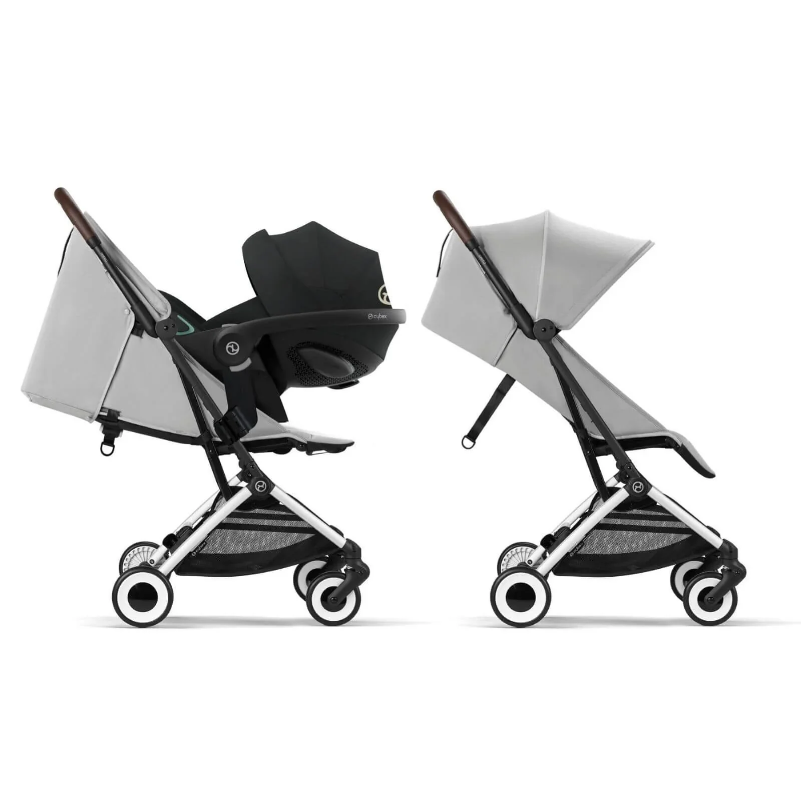 Cybex Orfeo Compact Travel Pushchair - Fog Grey - Image 2