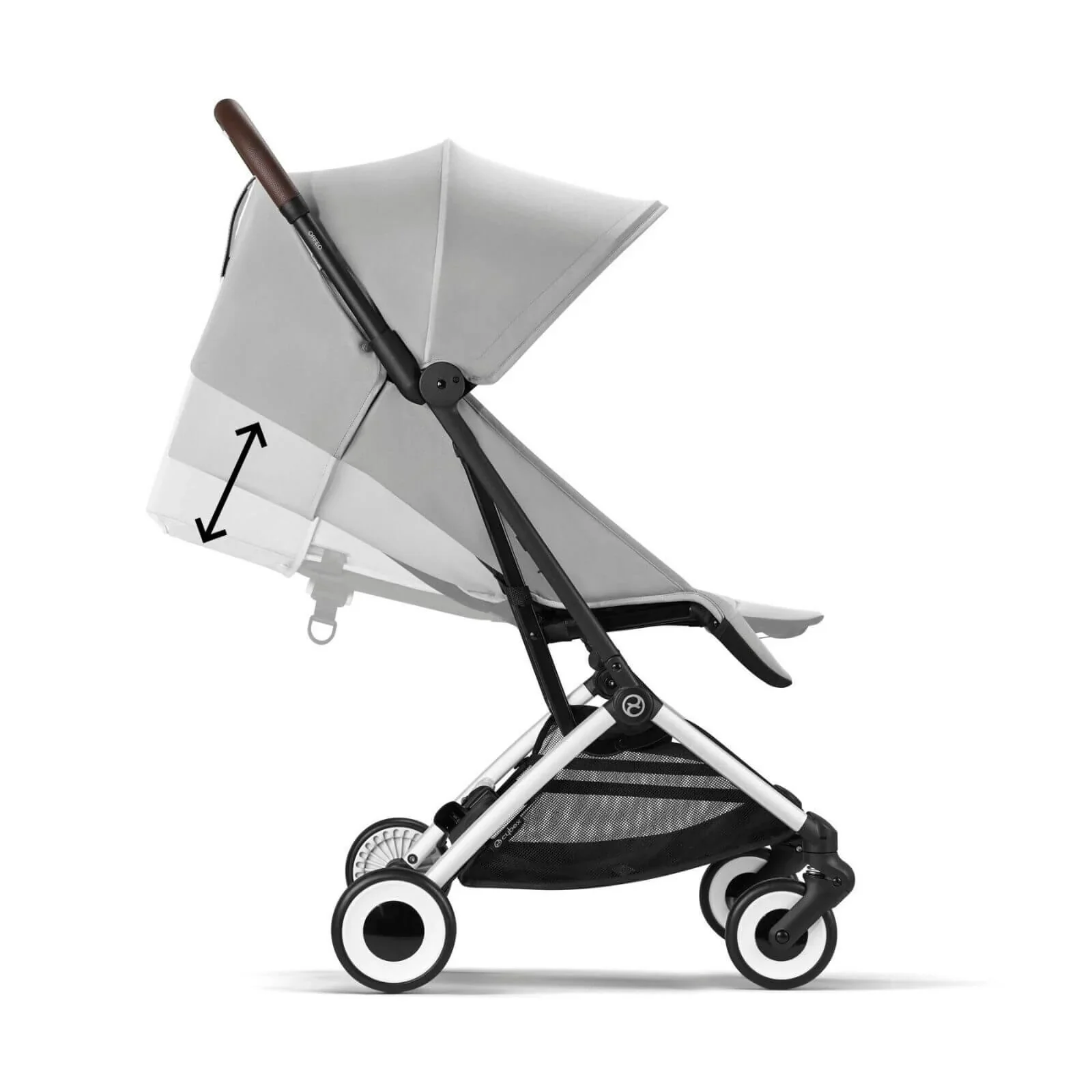 Cybex Orfeo Compact Travel Pushchair - Fog Grey - Image 4