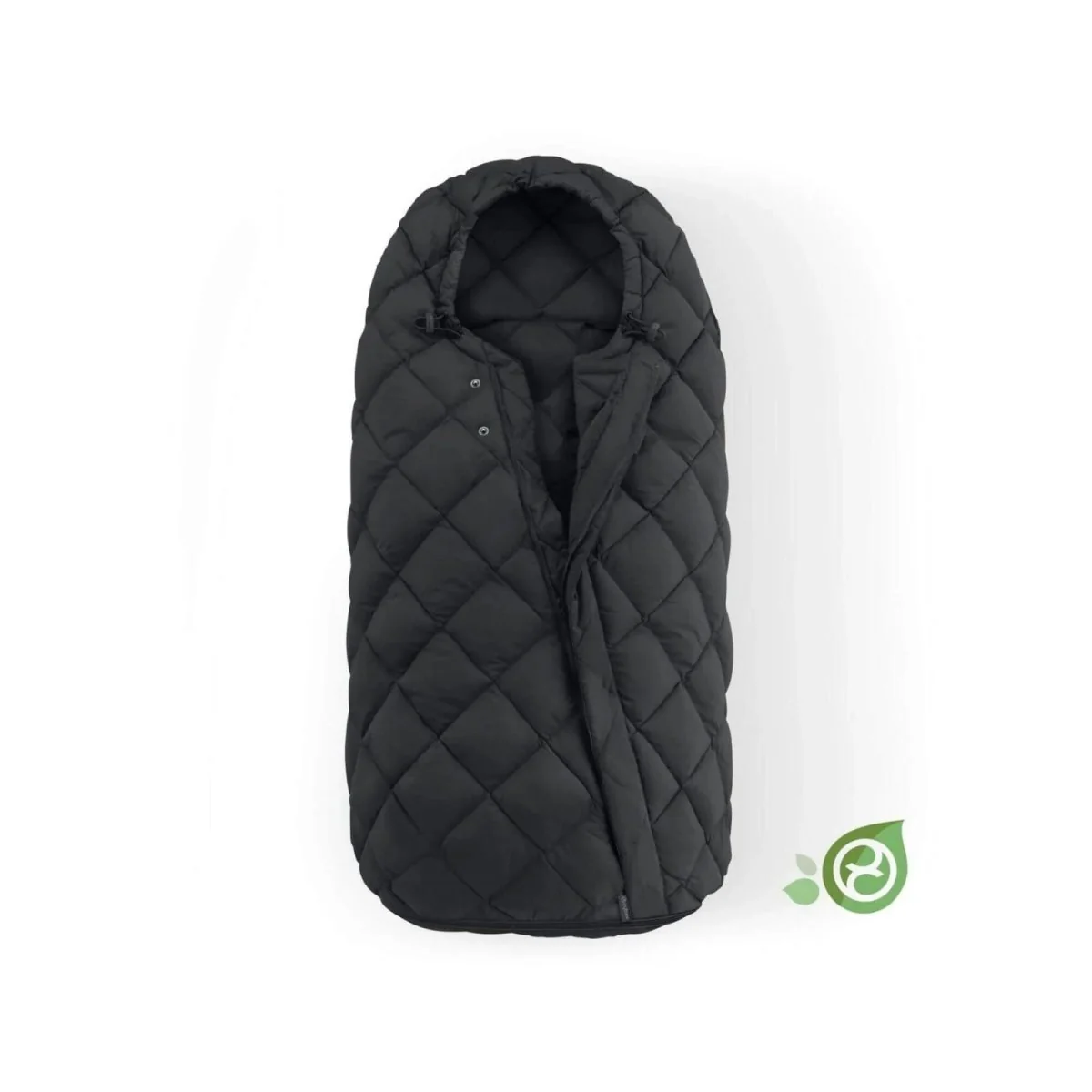 Cybex Orfeo V2 Compact Pushchair with Cloud G Car Seat & Base & Snøgga Footmuff Travel System Bundle - Fog Grey - Image 5
