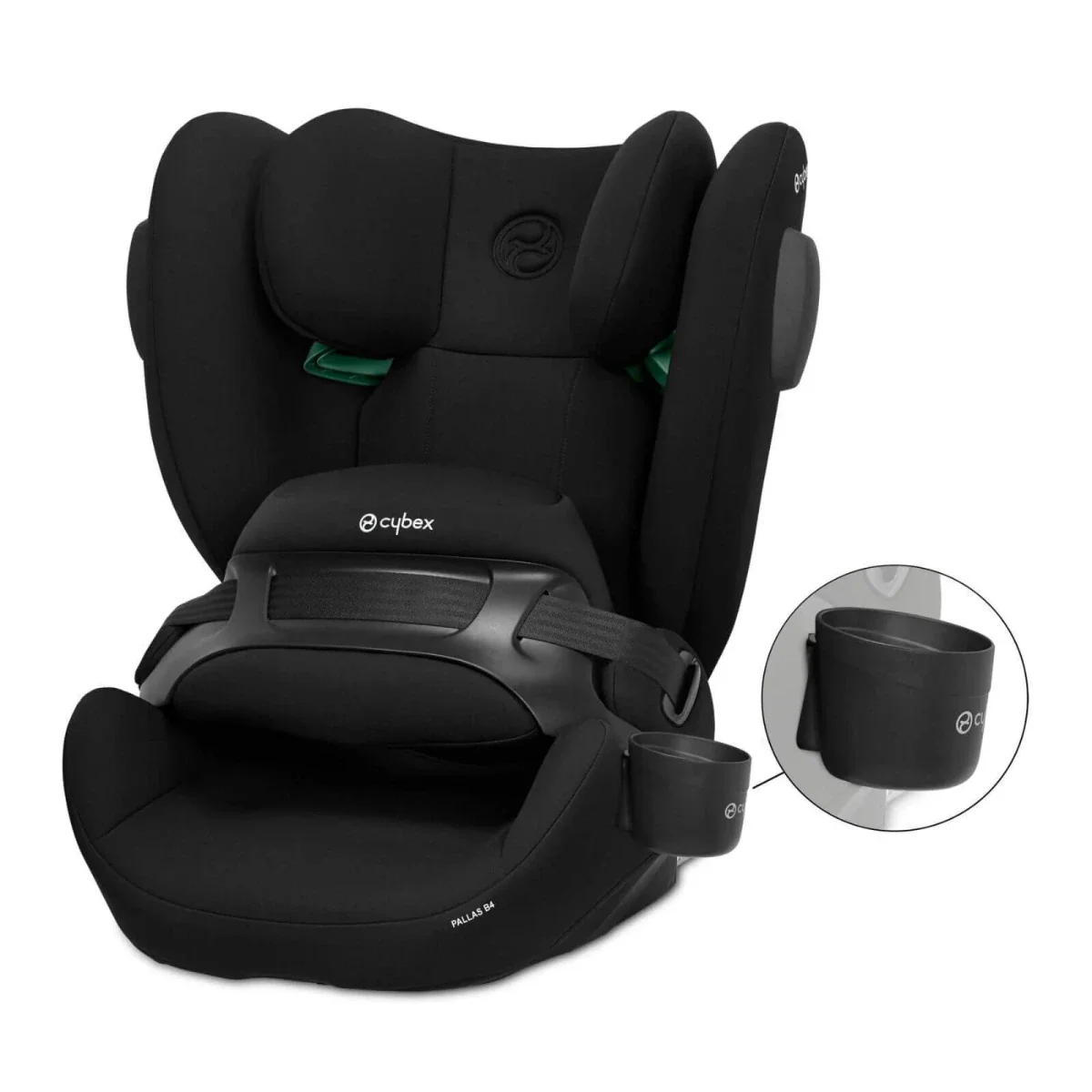 Cybex Pallas B4 i-Size Group 1/2/3 Car Seat (9 Months to 12 Years) - Pure Black - Image 2