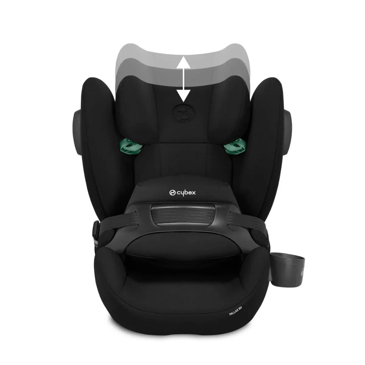 Cybex Pallas B4 i-Size Group 1/2/3 Car Seat (9 Months to 12 Years) - Pure Black - Image 5