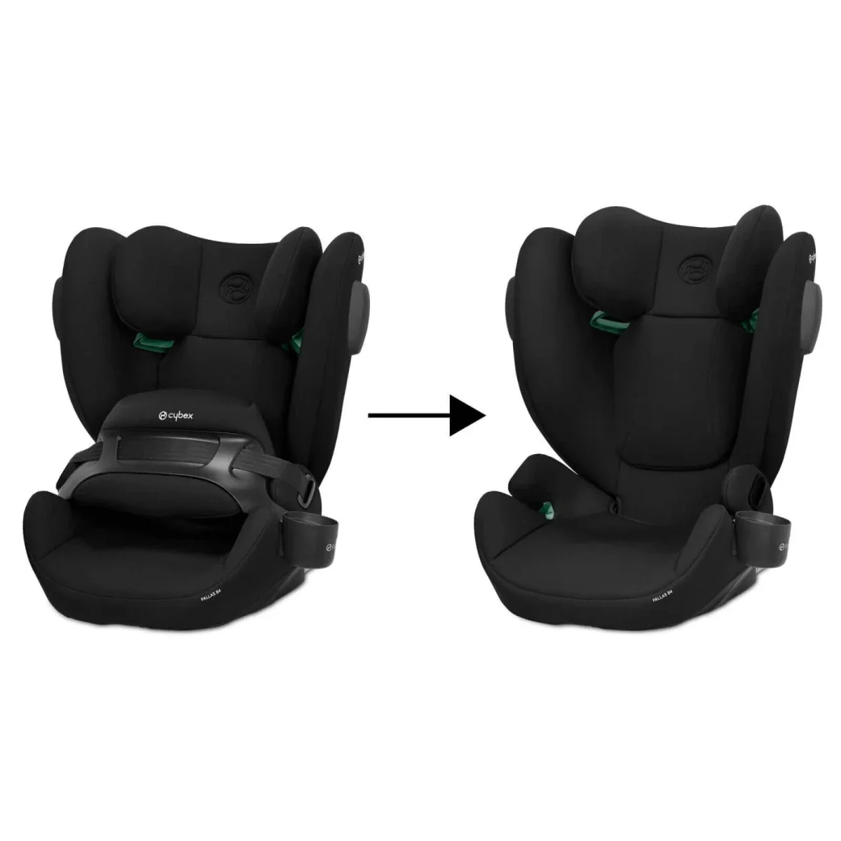 Cybex Pallas B4 i-Size Group 1/2/3 Car Seat (9 Months to 12 Years) - Pure Black - Image 6