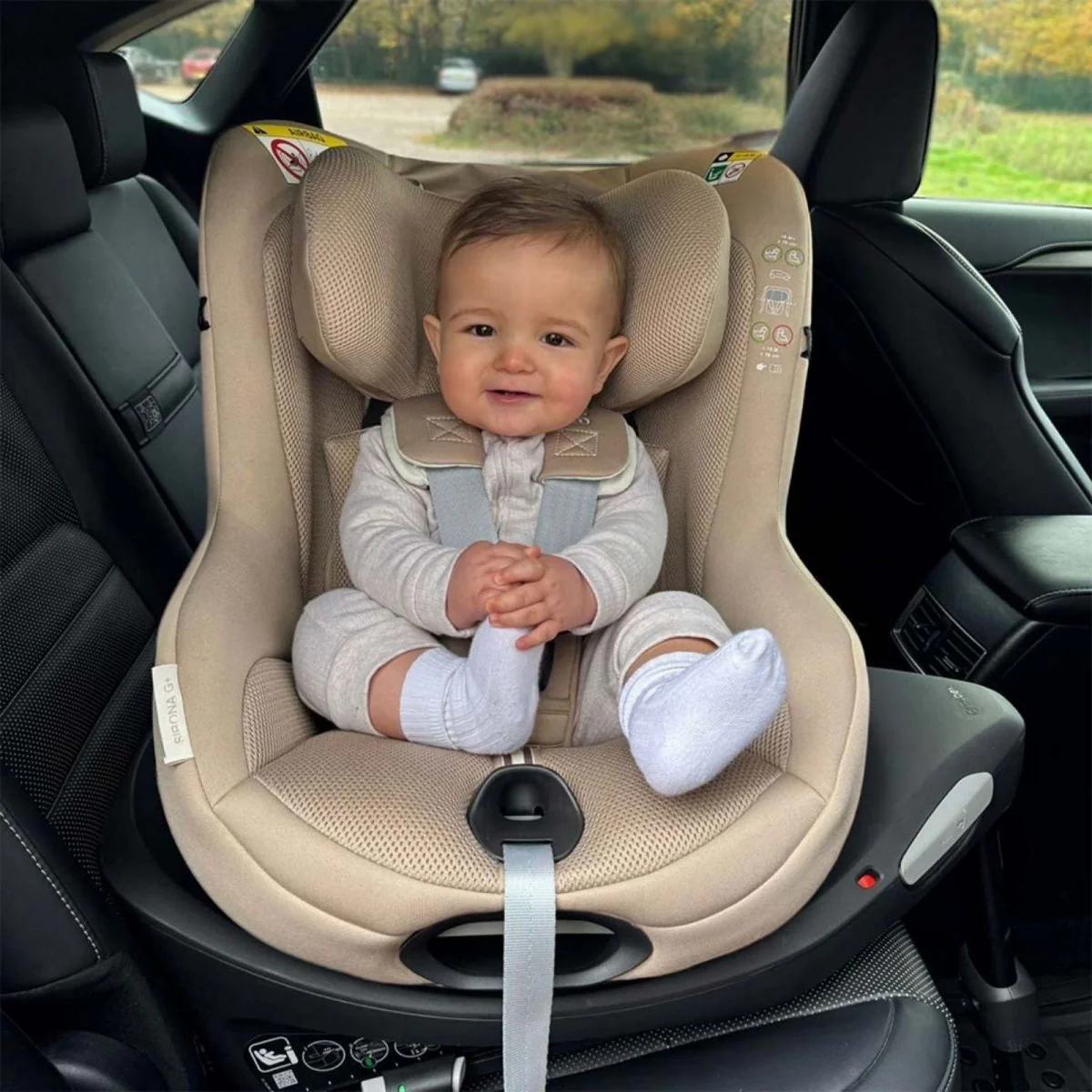 Cybex Sirona G i-Size Plus Group 0/1 Car Seat - Stone Grey - Image 5
