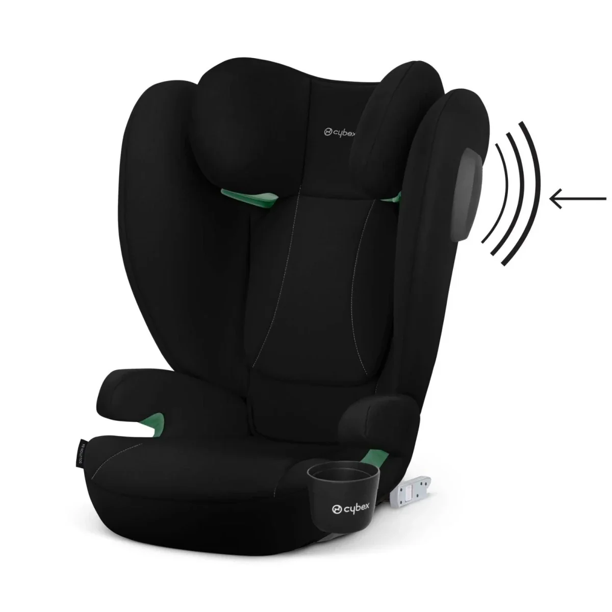 Cybex Solution B4 i-Fix Group 2/3 Car Seat (4 Years to 12 Years) - Volcano Black - Image 2