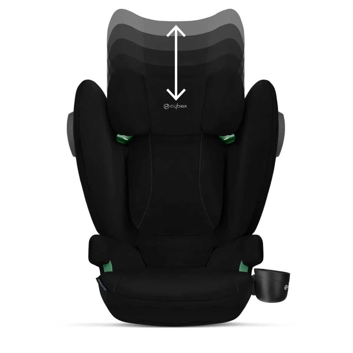 Cybex Solution B4 i-Fix Group 2/3 Car Seat (4 Years to 12 Years) - Volcano Black - Image 5