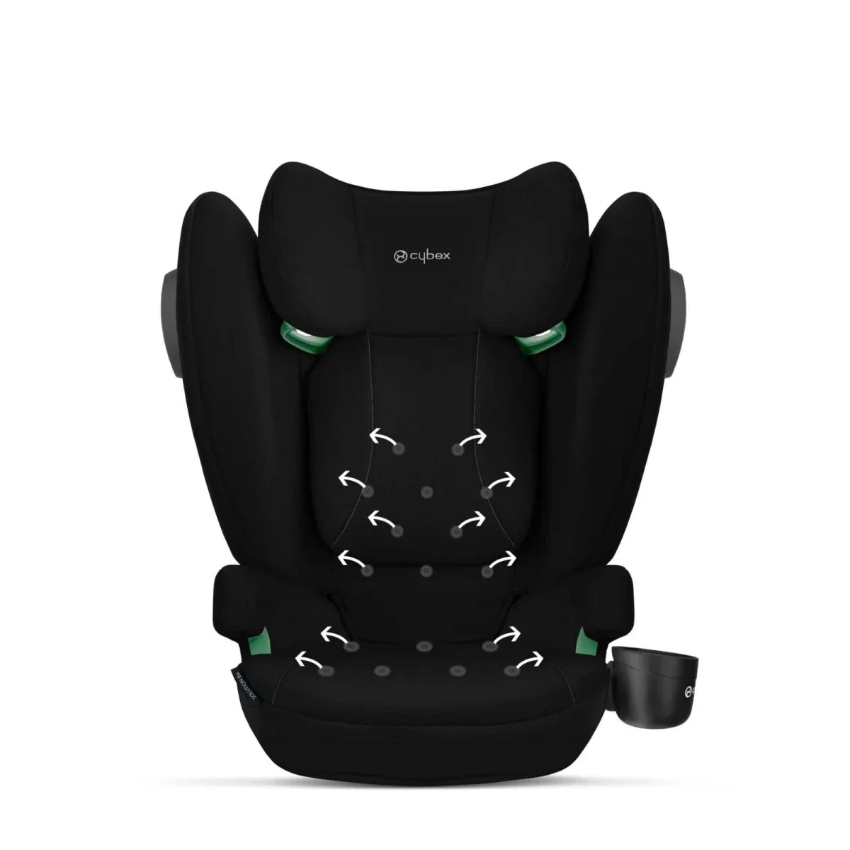 Cybex Solution B4 i-Fix Group 2/3 Car Seat (4 Years to 12 Years) - Volcano Black - Image 6