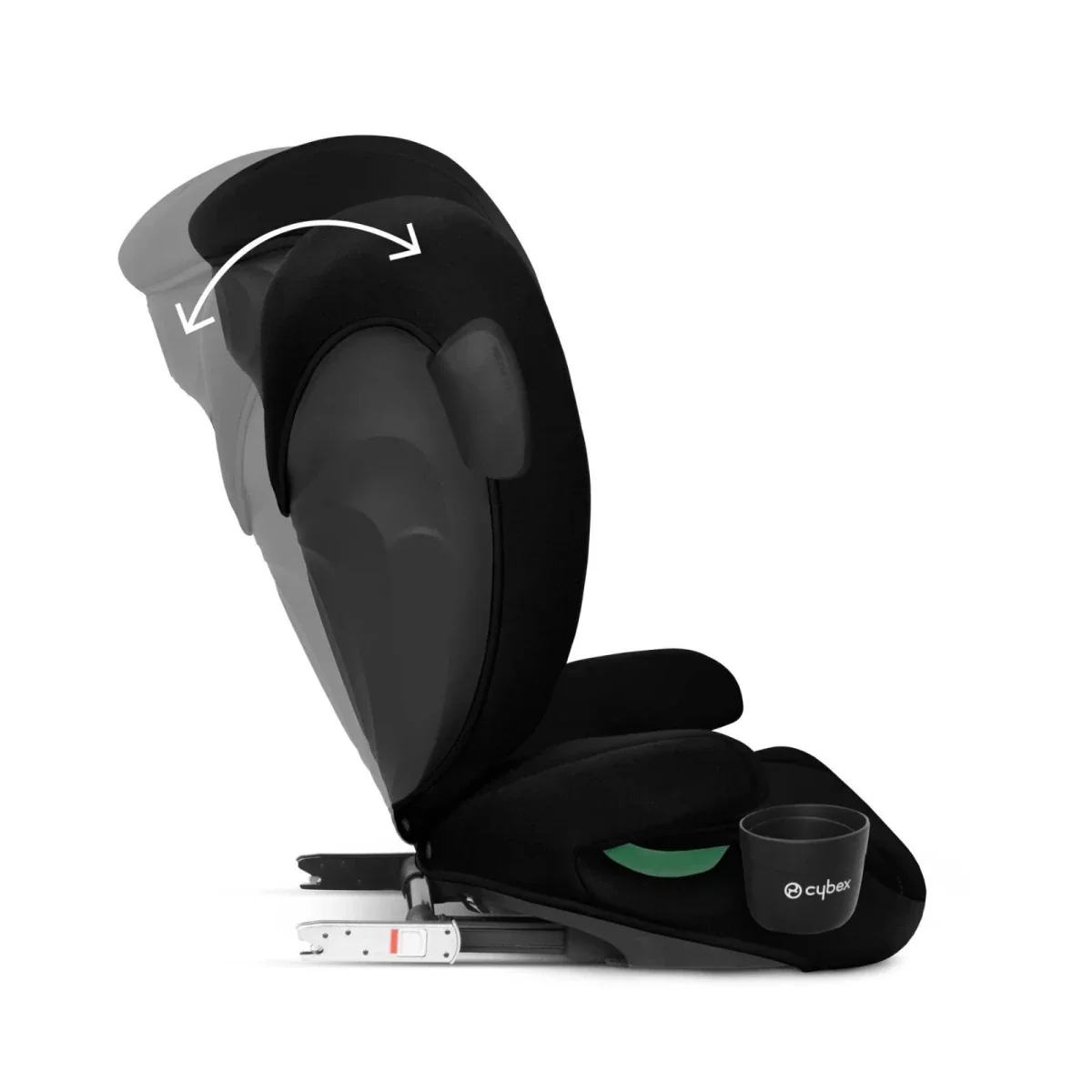 Cybex Solution B4 i-Fix Group 2/3 Car Seat (4 Years to 12 Years) - Volcano Black - Image 9