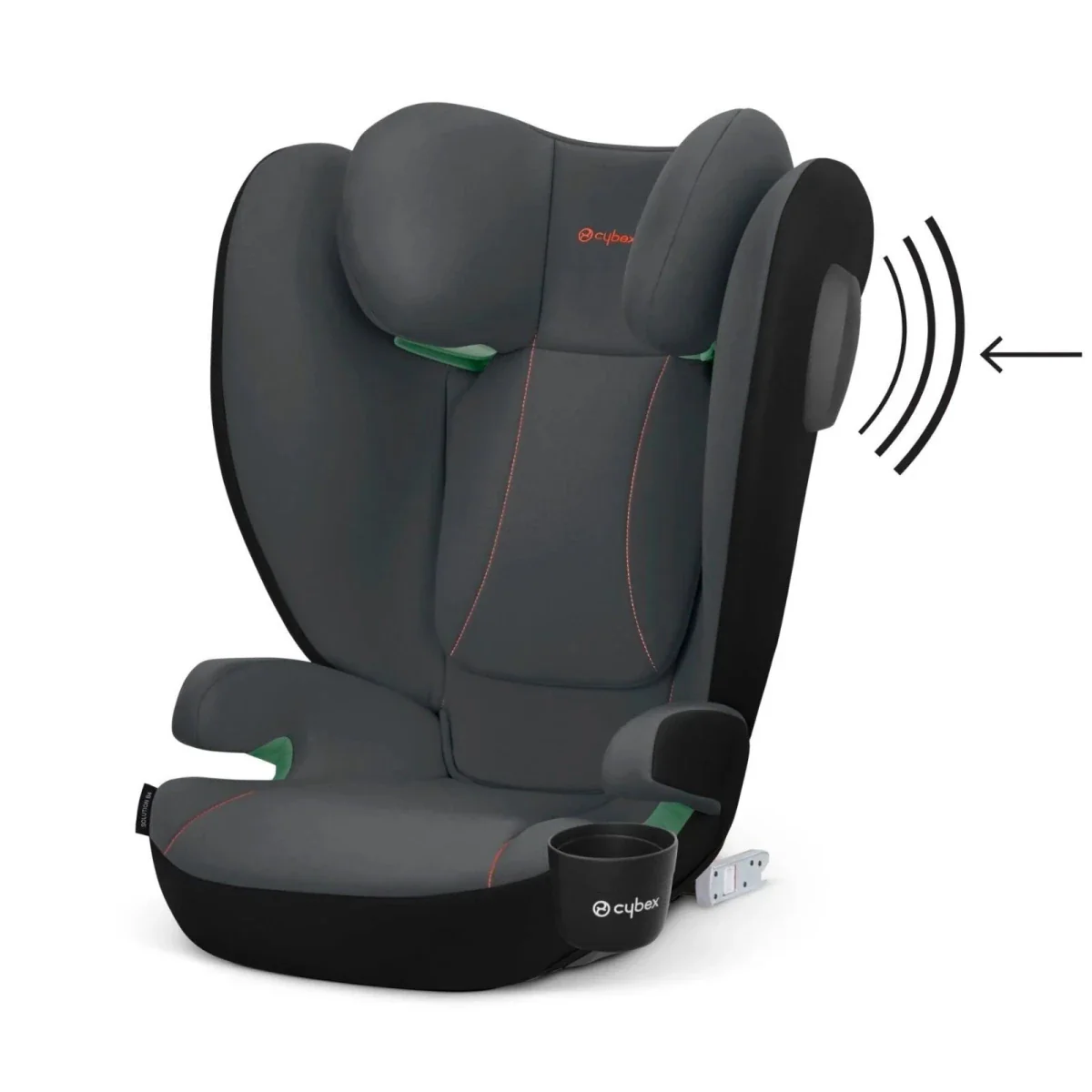 Cybex Solution B4 i-Fix Group 2/3 Car Seat (4 Years to 12 Years) - Steel Grey - Image 2